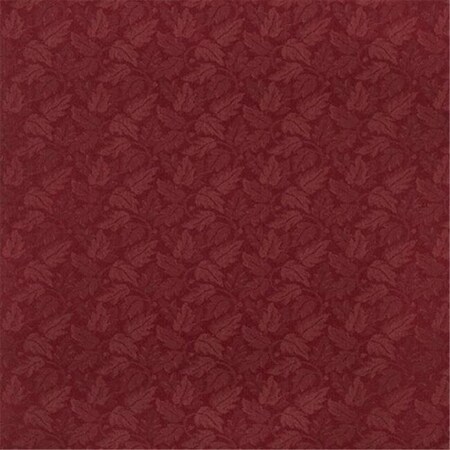 Designer Fabrics Designer Fabrics F708 54 in. Wide Burgundy Red; Leaf Floral Heavy Duty Crypton Commercial Grade Upholstery Fabric F708